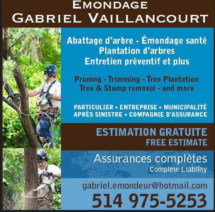 Émondage Gabriel Vaillancourt