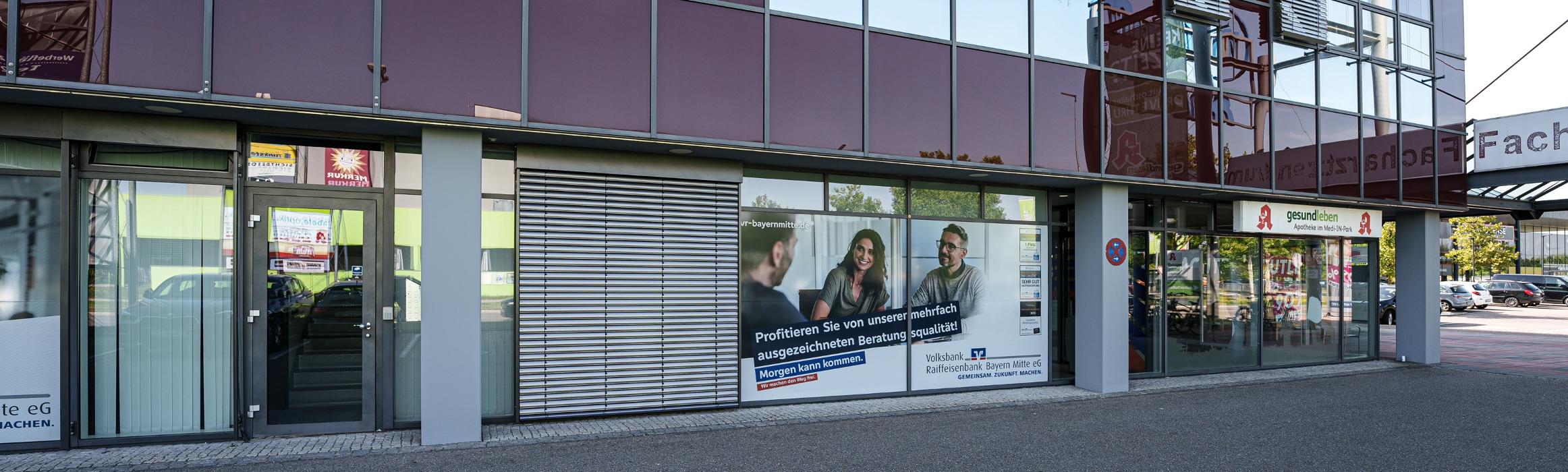 Volksbank Raiffeisenbank Bayern Mitte eG, Kompetenzcenter Medi-IN-Park, Am Westpark in Ingolstadt