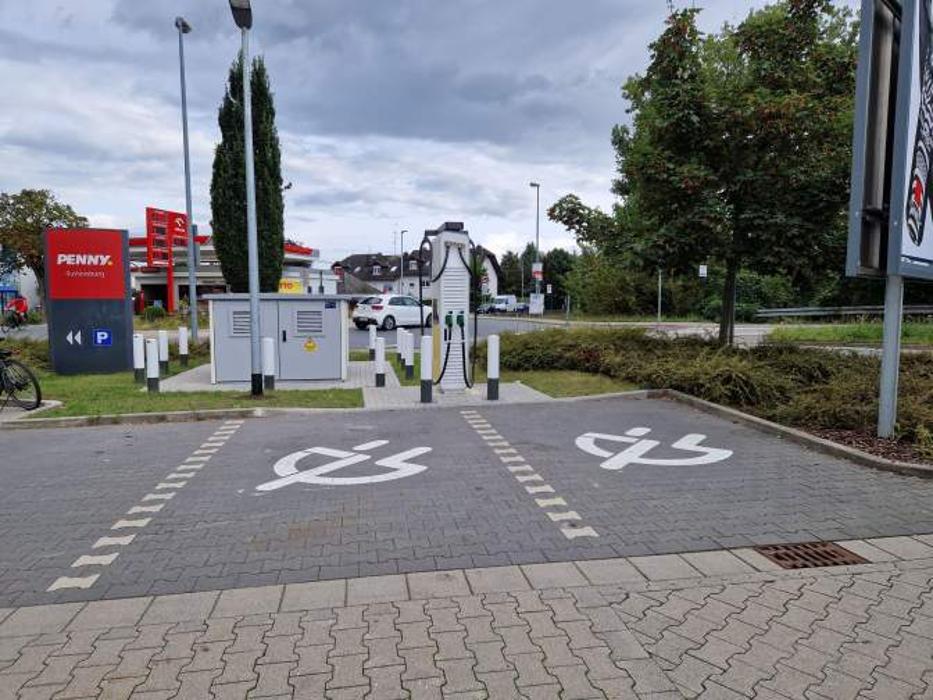 Shell Recharge Charging Station, Am Alten Fährhaus in Ginsheim-Gustavsburg
