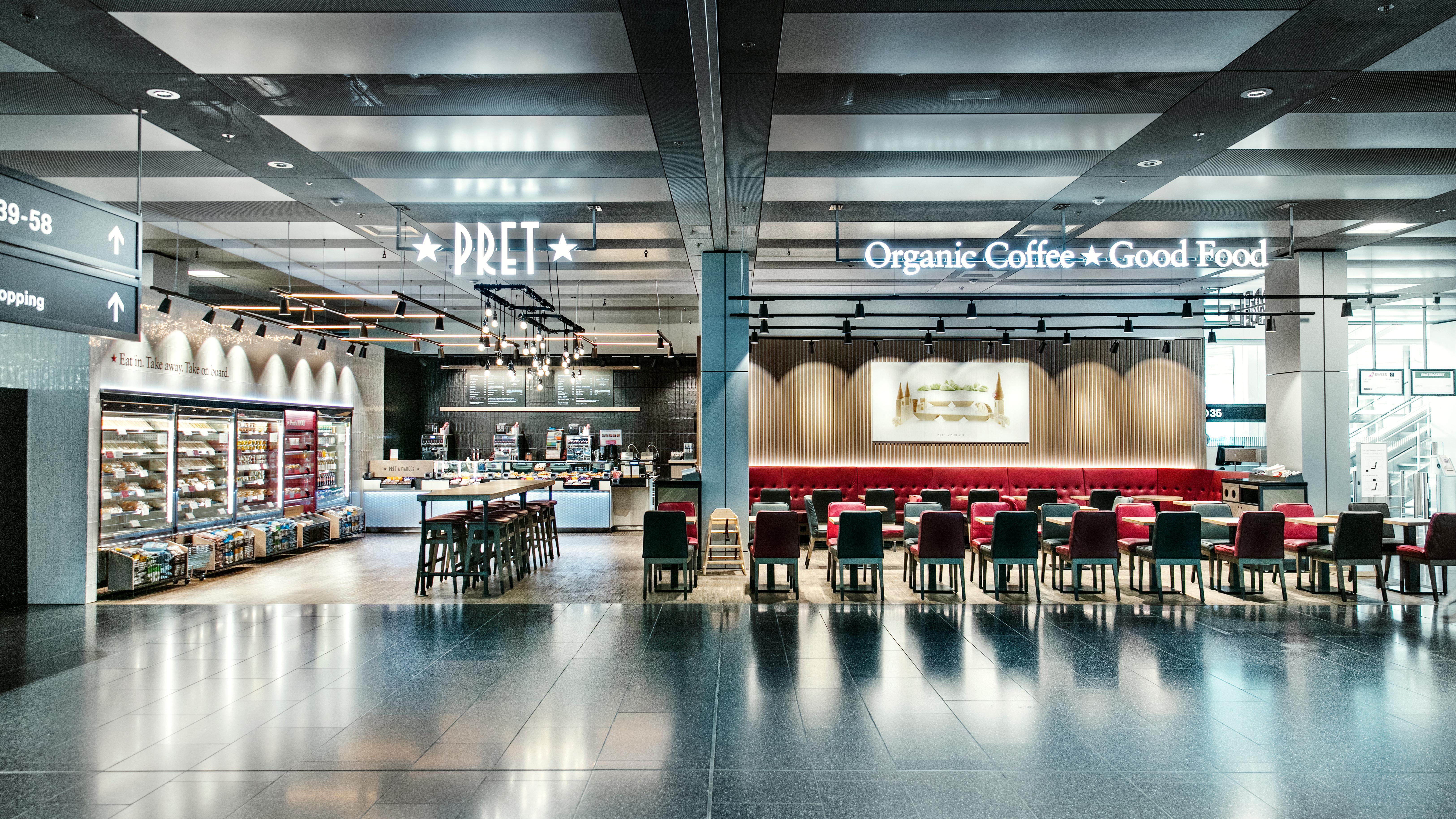 Pret A Manger Airport Zurich - Gate D, Flughafenstrasse in Zürich