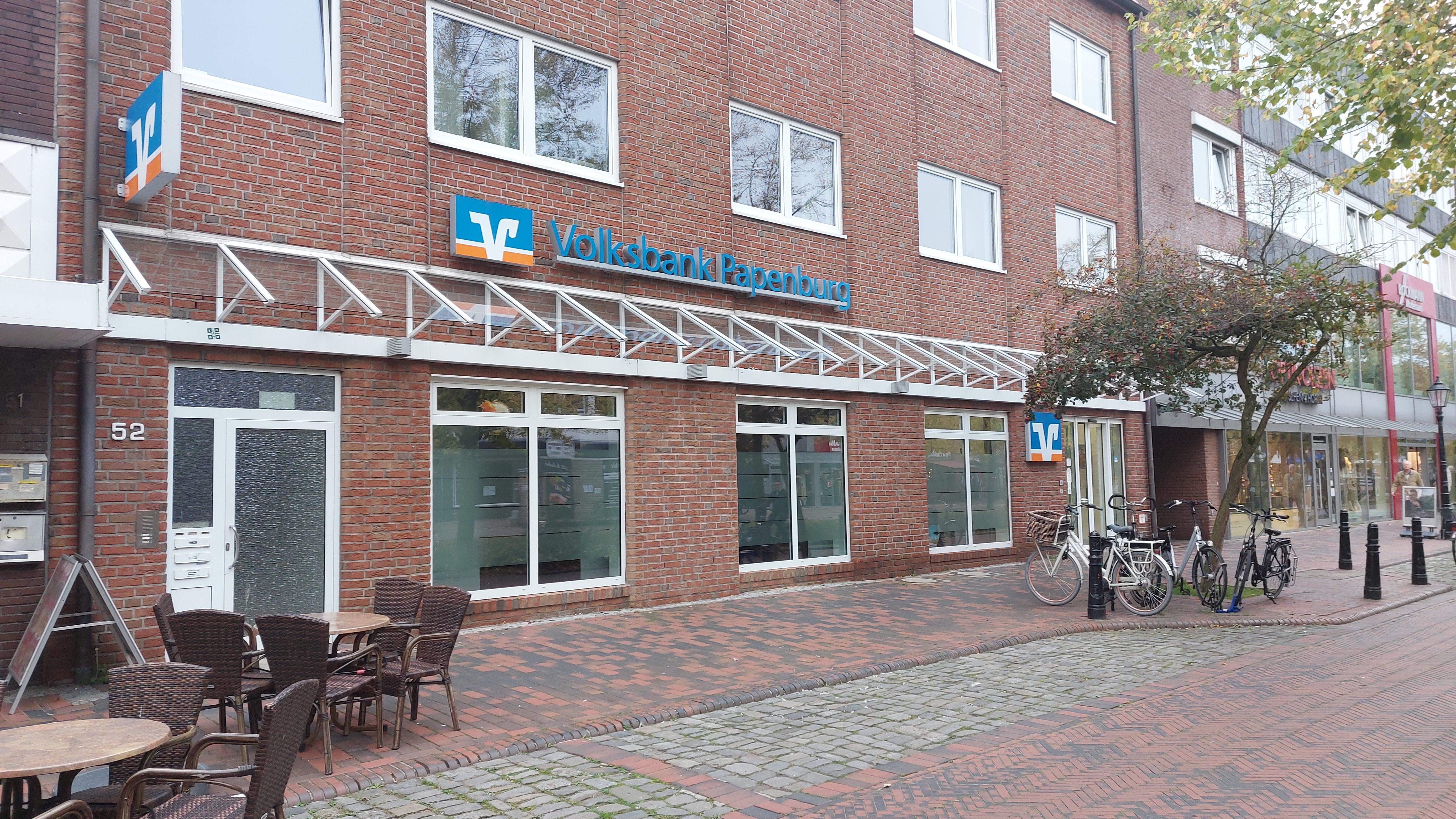Volksbank Papenburg - Niederlassung Untenende, Hauptkanal links in Papenburg