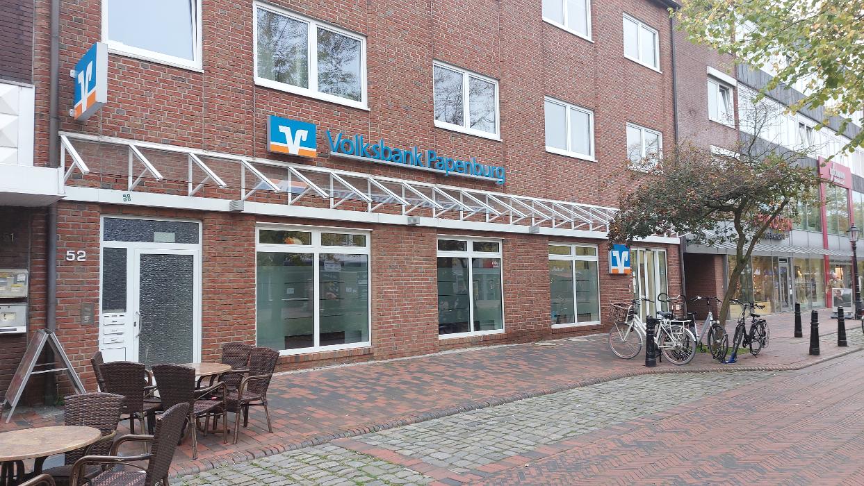 Volksbank Papenburg - Niederlassung Untenende, Hauptkanal links in Papenburg