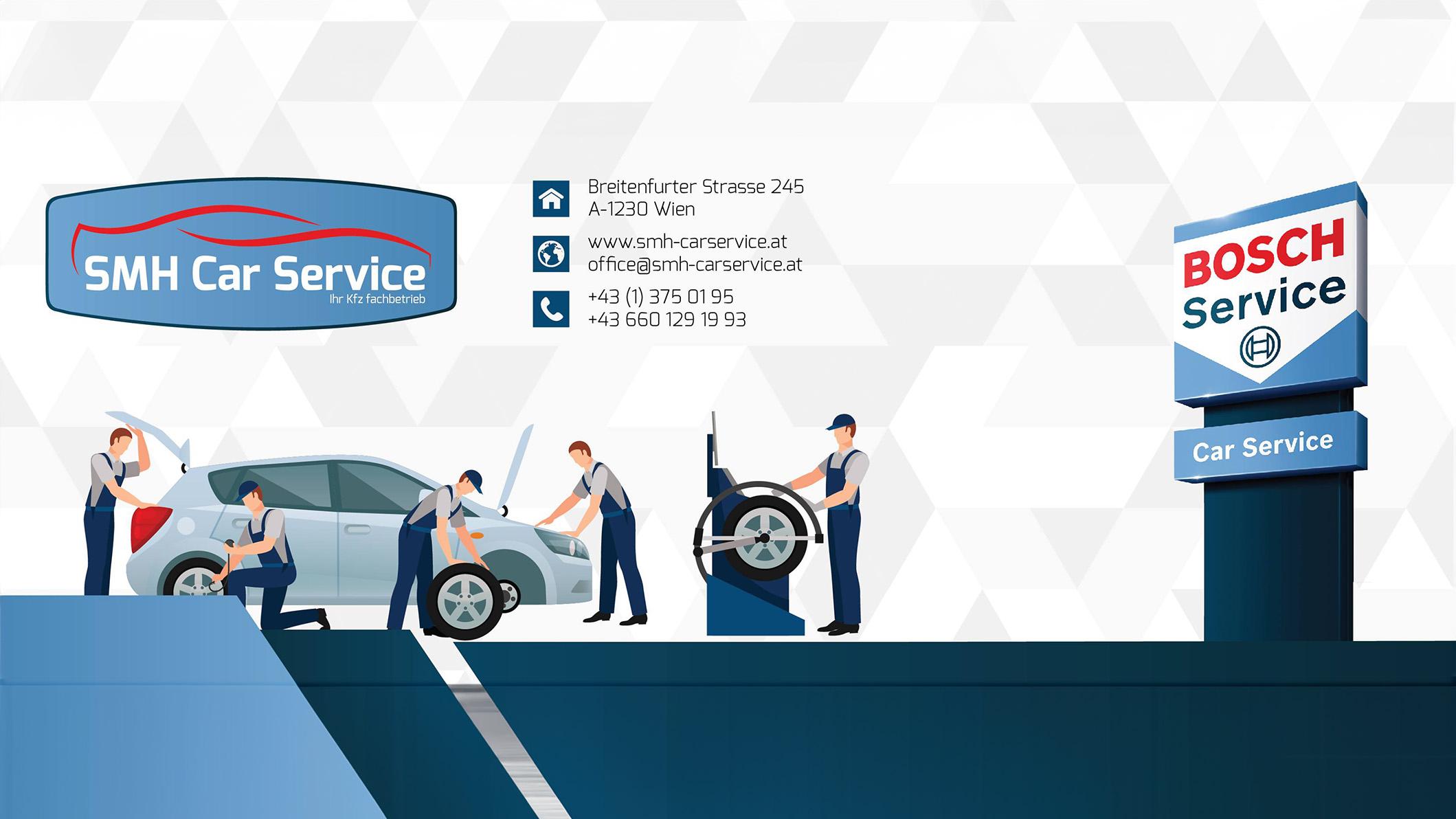 SMH Car Service, Breitenfurter Straße in Wien