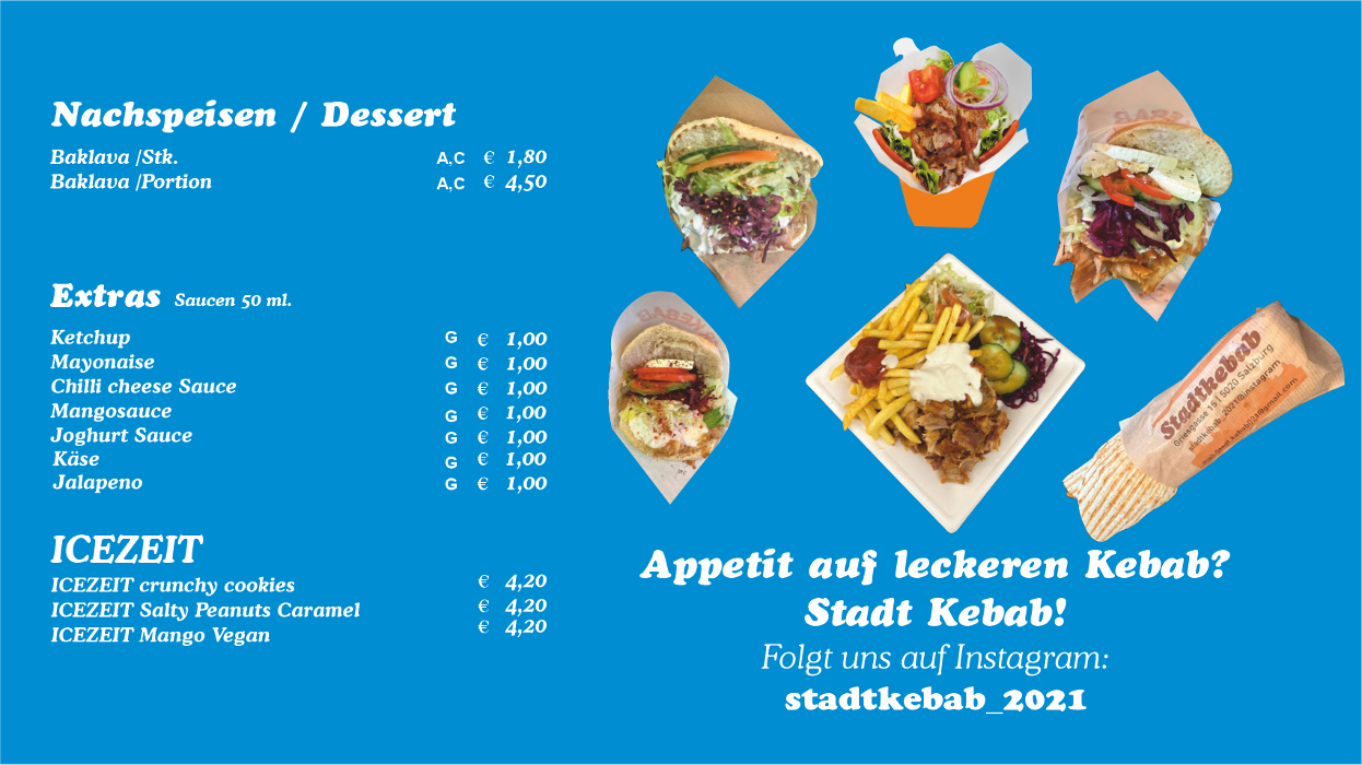 Stadtkebab, Griesgasse in Salzburg