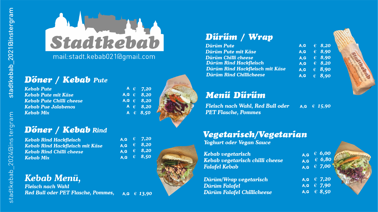 Stadtkebab, Griesgasse in Salzburg