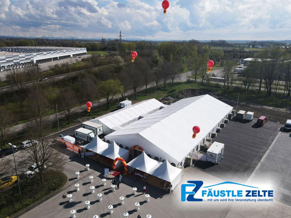 Fäustle Zelte, Schützenstraße in Kirchhaslach