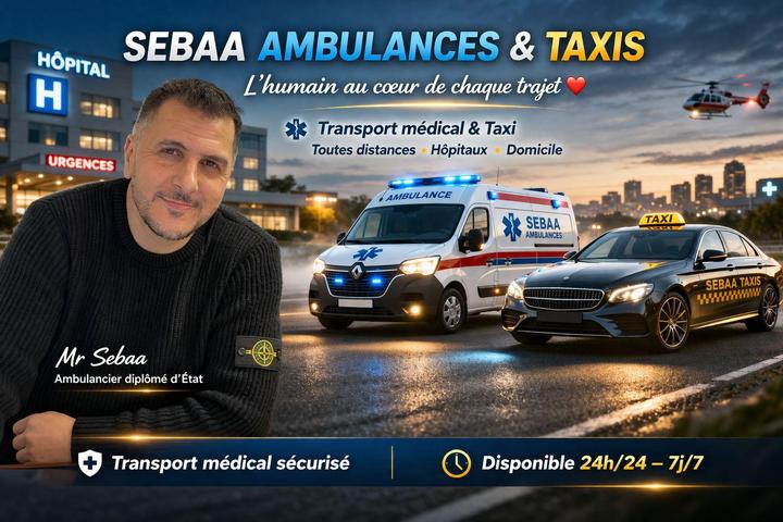 Sebaa Ambulances Taxis taxi