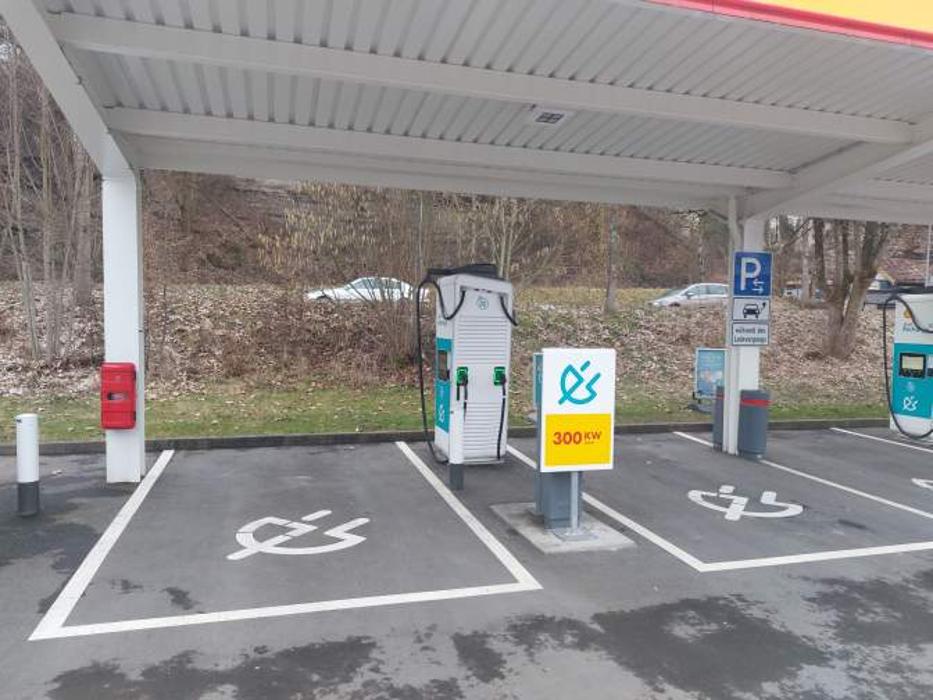 Shell Recharge Charging Station, Leipzigstraße in Biberach an der Riß