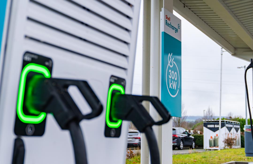 Shell Recharge Charging Station, Rasselsteinstraße in Andernach