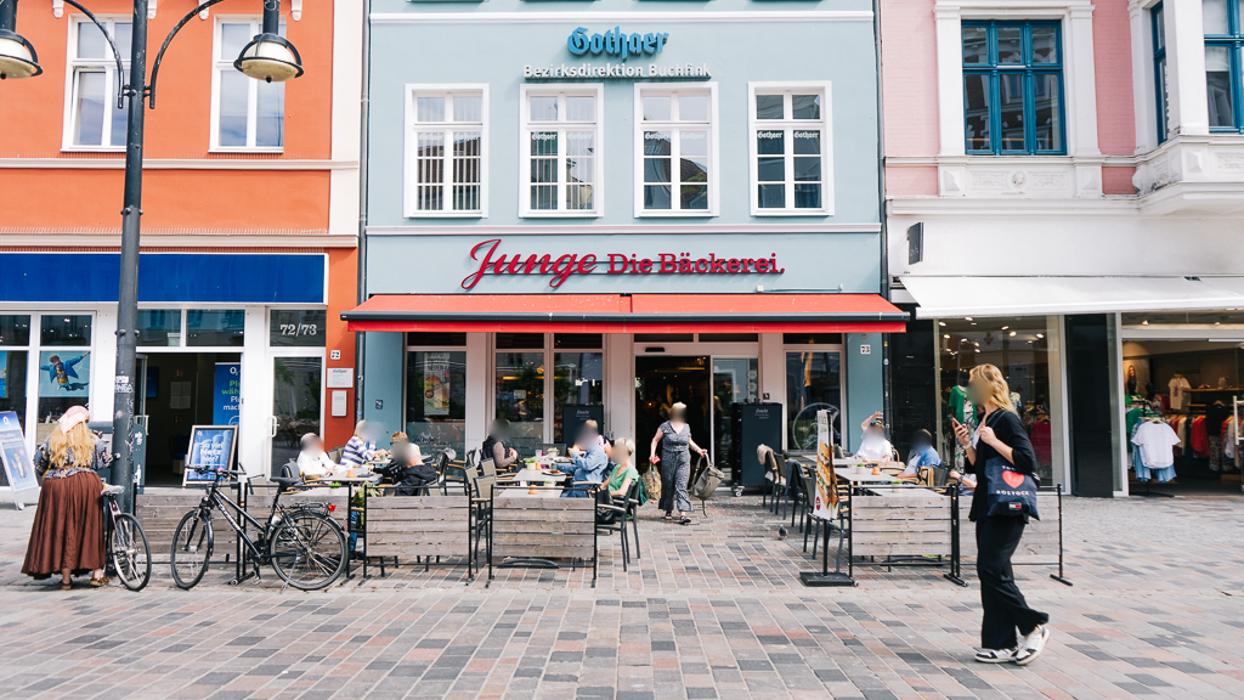 Junge Die Bäckerei., Kröpeliner Straße in Rostock