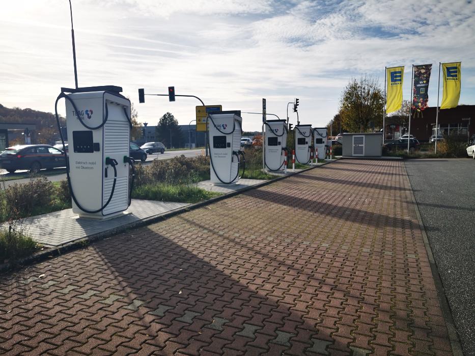 TEAG Mobil-Ladestation, Carl-Benz-Straße in Reiskirchen
