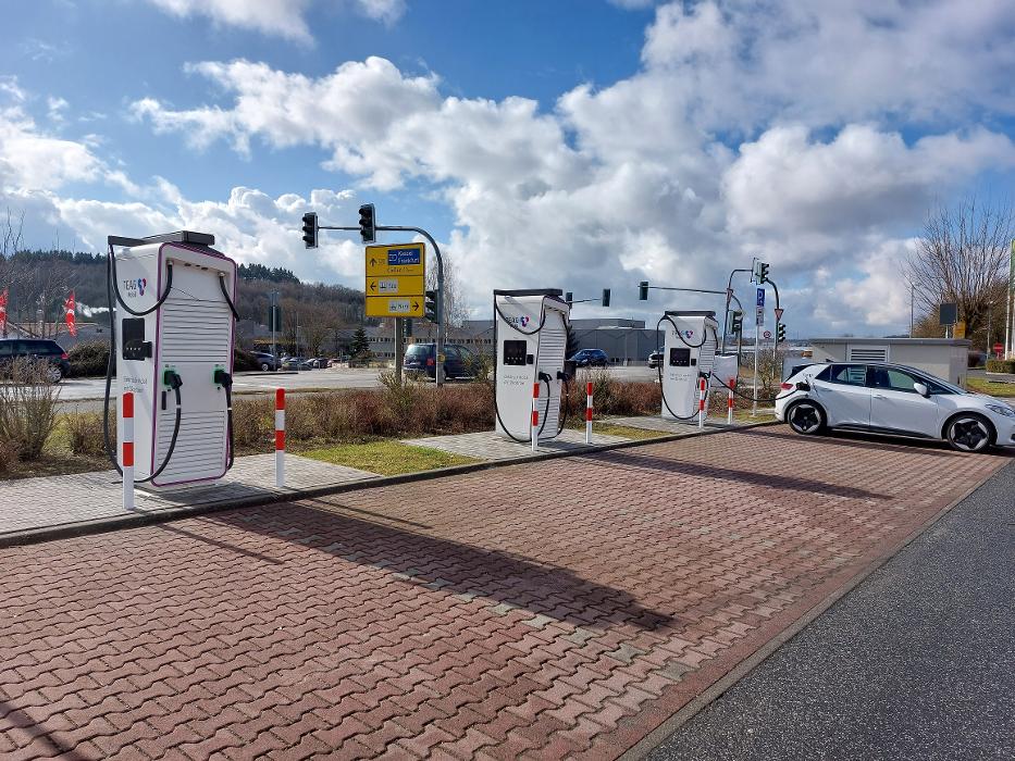 TEAG Mobil-Ladestation, Carl-Benz-Straße in Reiskirchen
