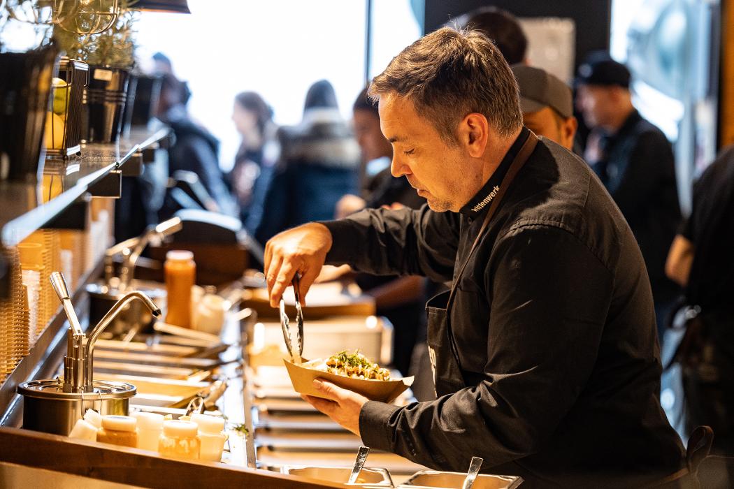 Frittenwerk Outletcity Metzingen, Hugo-Boss-Platz in Metzingen