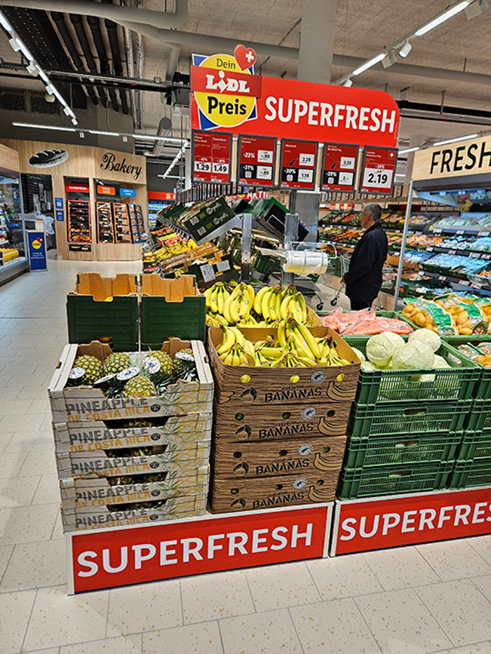 Lidl Schweiz, Hügsamstrasse in Samstagern