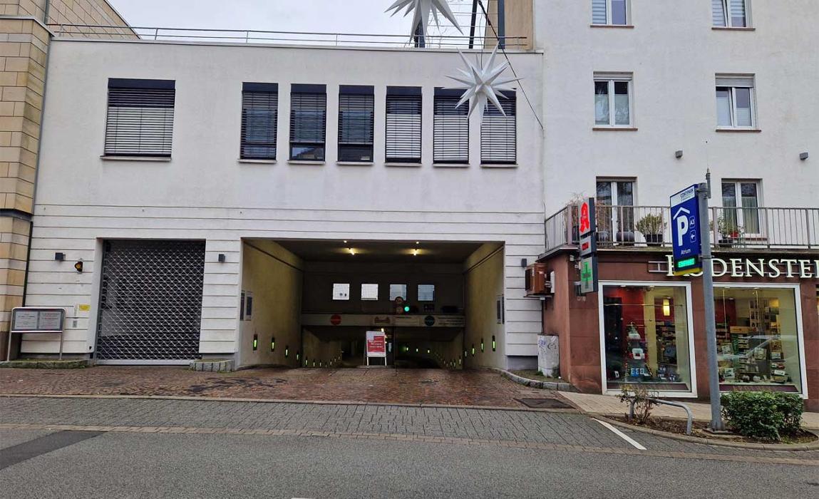 CONTIPARK Tiefgarage Atrium, Bahnhofstraße in Weinheim