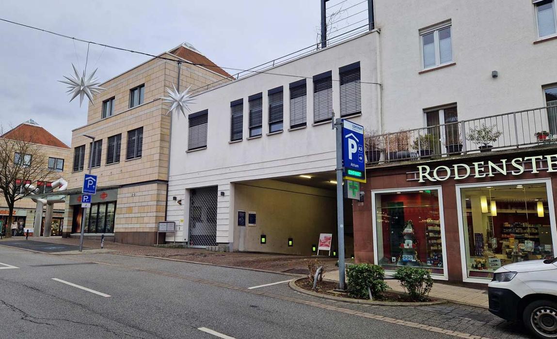 CONTIPARK Tiefgarage Atrium, Bahnhofstraße in Weinheim