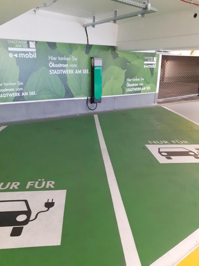 STADTWERK AM SEE Charging Station, Karlstraße in Friedrichshafen