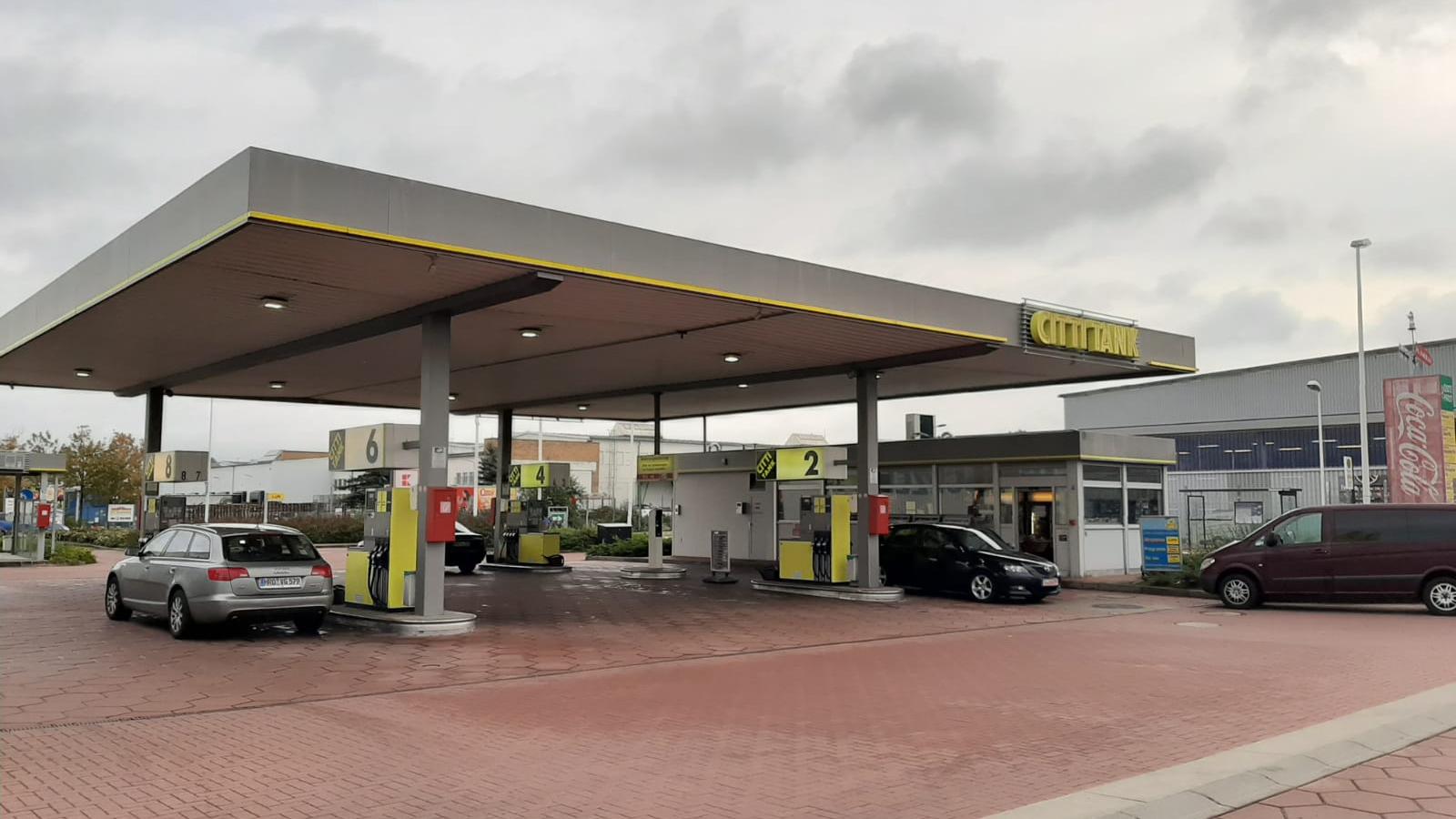 CITTI Tankstelle, Handwerkstraße in Rostock