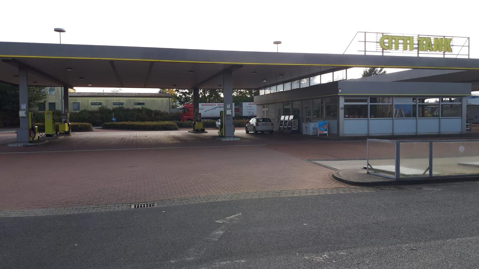 CITTI Tankstelle, Rostocker Chaussee in Stralsund
