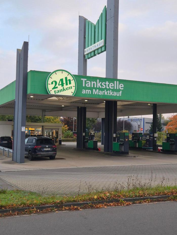 Tankstelle am Marktkauf, Städtelner Straße in Markkleeberg