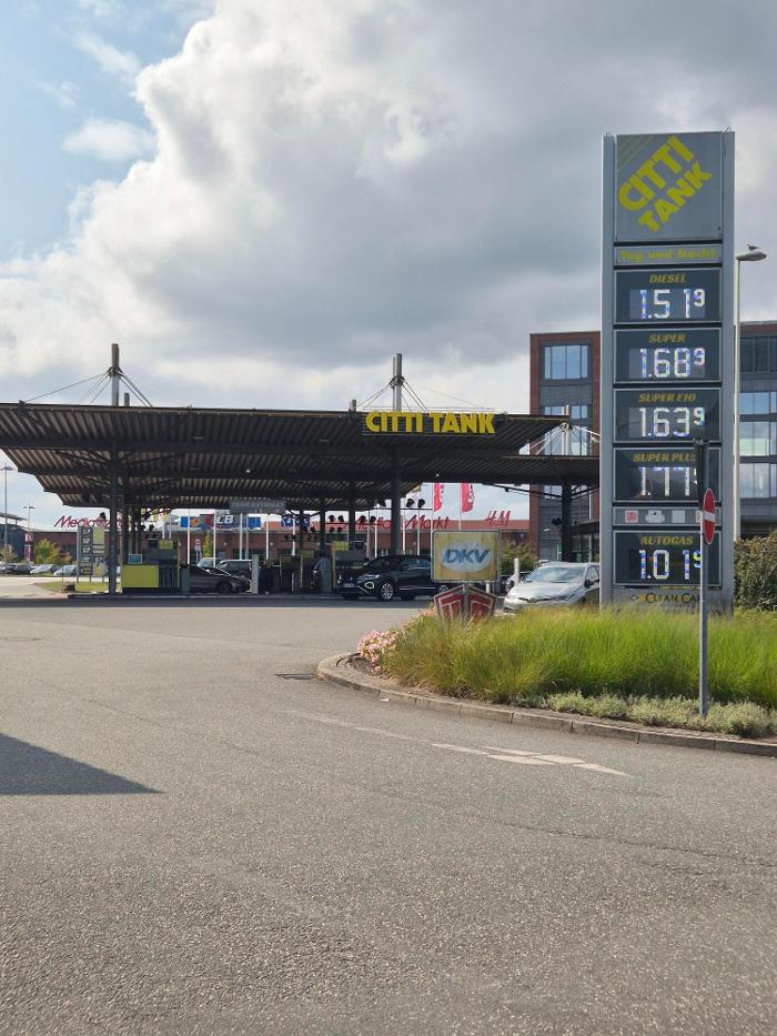 CITTI Tankstelle, Mühlendamm in Kiel