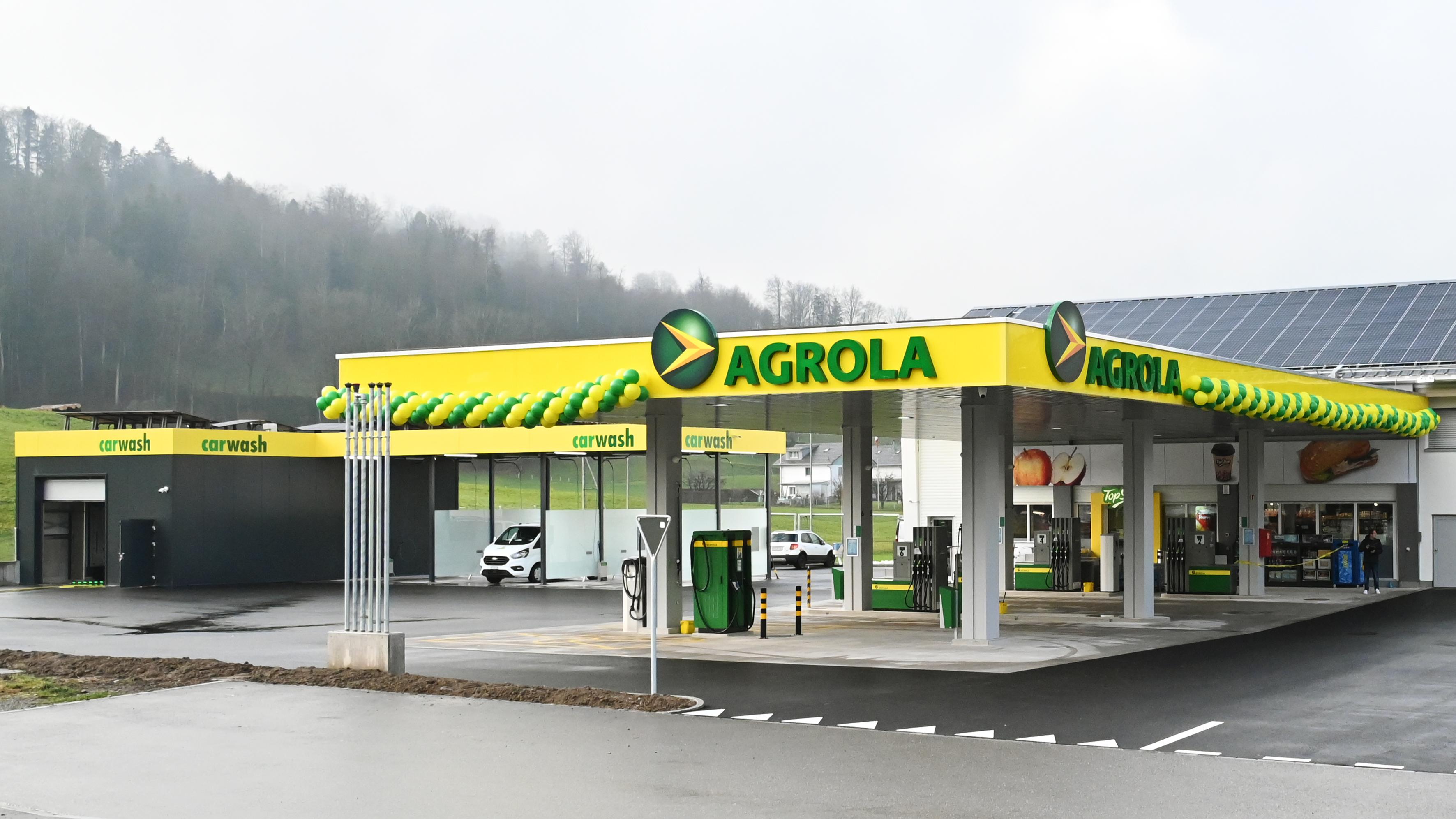 AGROLA TopShop & carwash, Laupenstrasse in Wald
