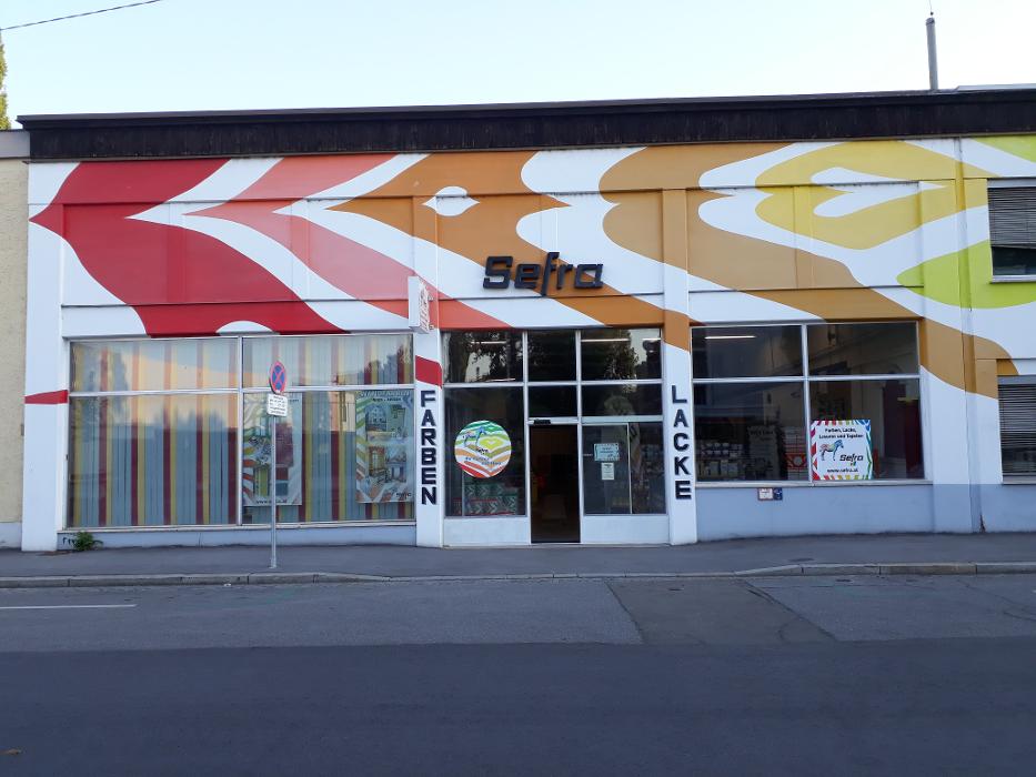 Sefra Farben- und Tapetenvertrieb Ges.m.b.H., Hüttenbrennergasse in Graz