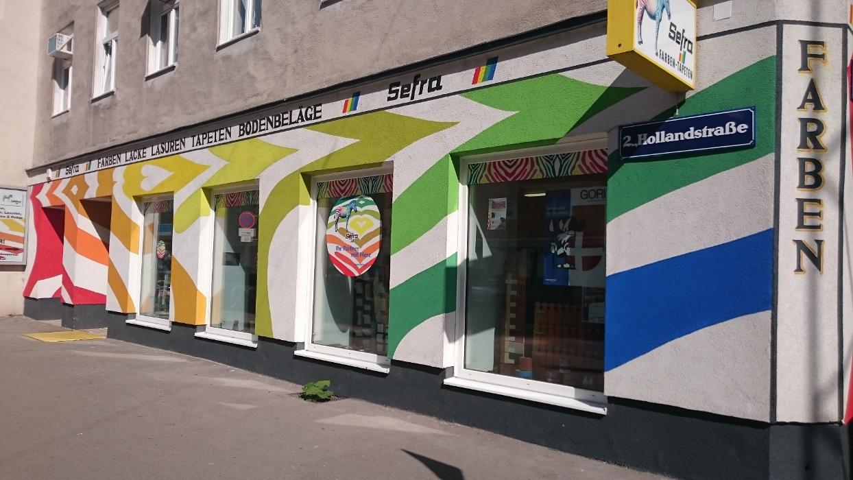 Sefra Farben- und Tapetenvertrieb Ges.m.b.H., Hollandstraße in Wien