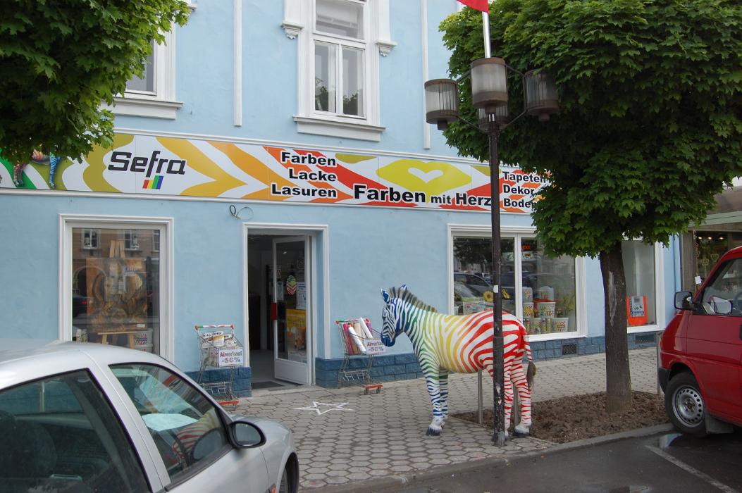 Sefra Farben- und Tapetenvertrieb Ges.m.b.H., Hauptplatz in Korneuburg
