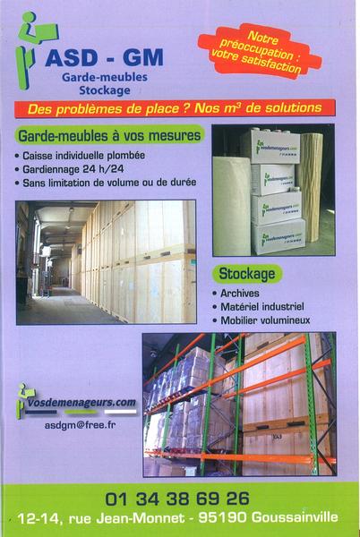 ASD-GM Conditionnement, manutention, stockage