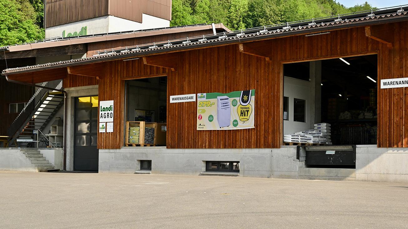 Agra-Center Dussnang, Tanneggerstrasse in Dussnang