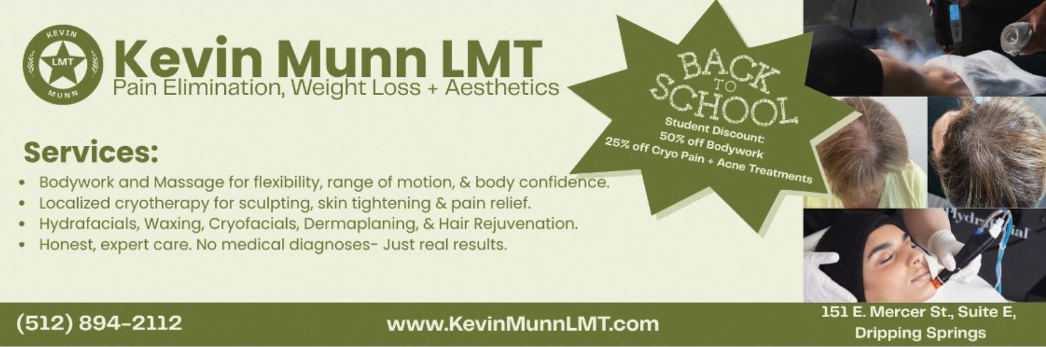 Kevin Munn LMT - Dripping Springs, TX