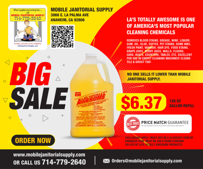 Mobile Janitorial Supply - Anaheim, CA