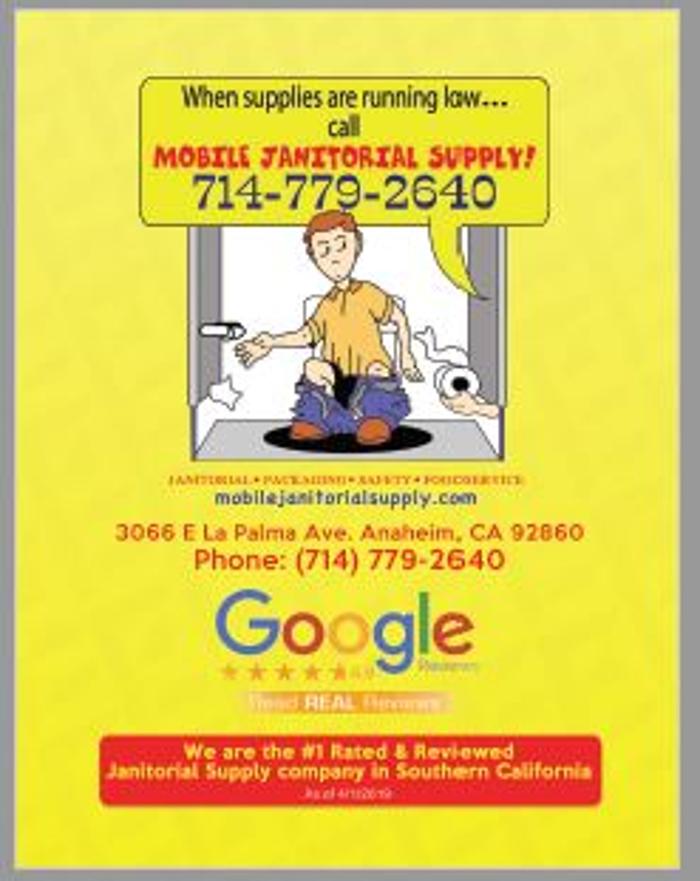 Mobile Janitorial Supply - Anaheim, CA