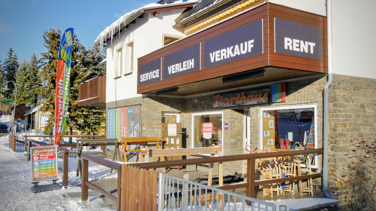 STARTHAUS Skiverleih & Sportshop Oberwiesenthal, Vierenstraße in Oberwiesenthal