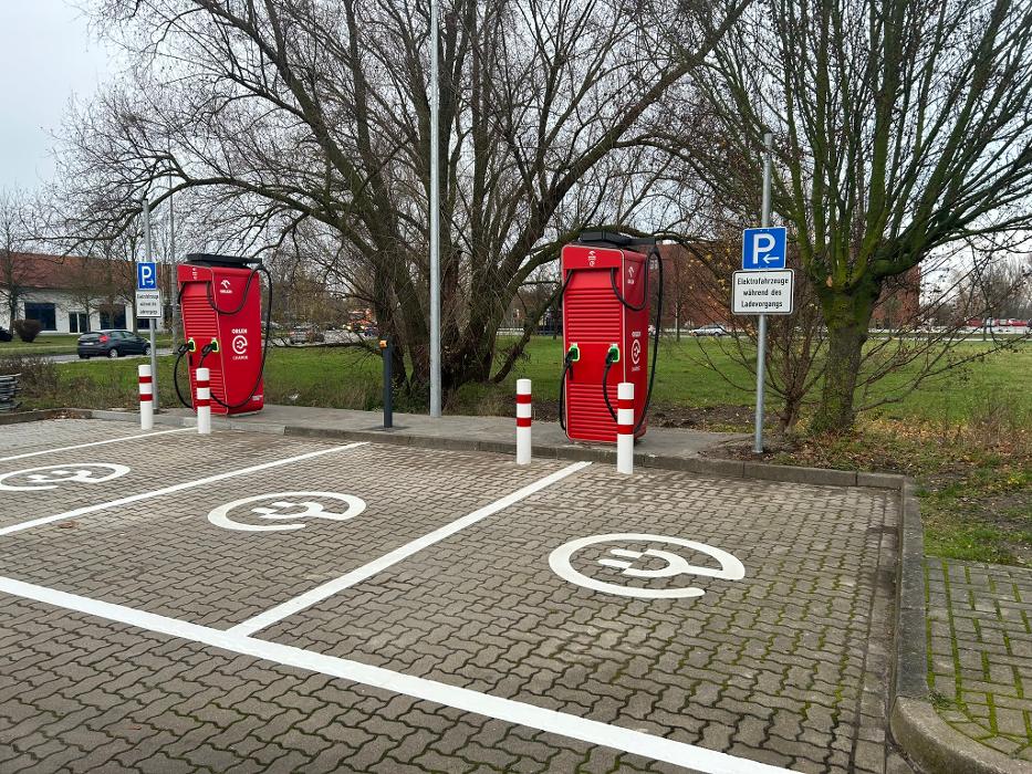 ORLEN CHARGE Ladestation, Hinrichsdorfer Straße in Rostock