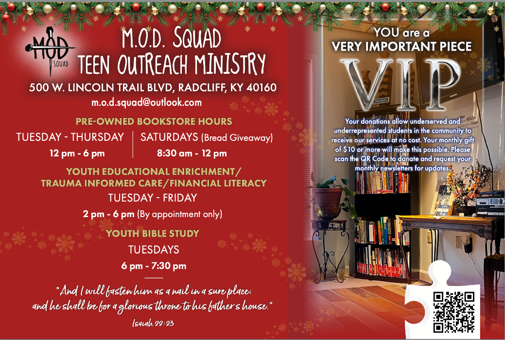 M.O.D. Squad Teen Outreach Ministry - Radcliff, KY