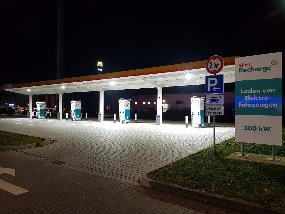 Shell Recharge Charging Station, Holsterfeld in Salzbergen