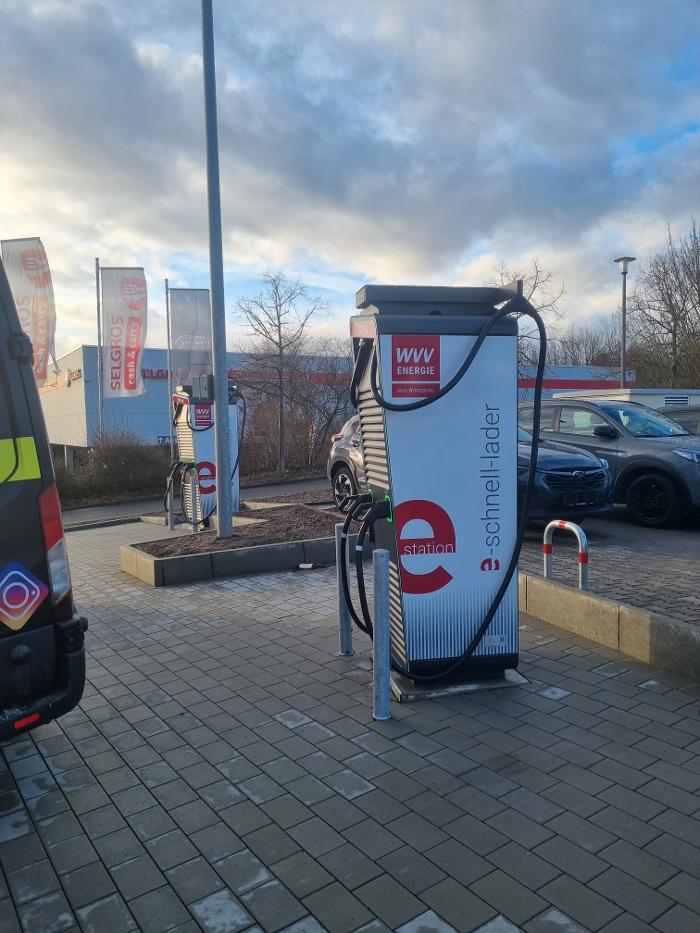 WVV Energie E-Ladestationen, Nürnberger Straße in Würzburg
