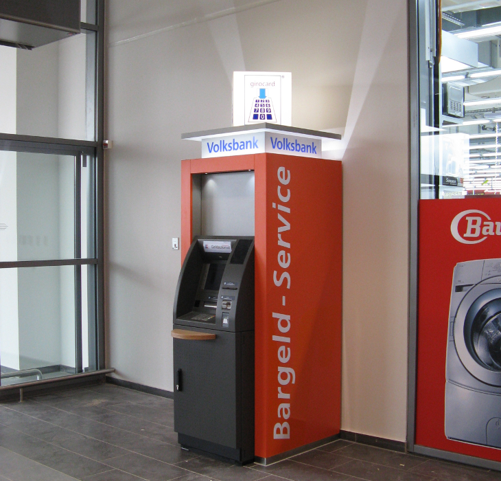 Volksbank Mittlerer Neckar eG, Filiale Kirchheim-NANZ Center (SB-Stelle), Stuttgarter Straße in Kirchheim unter Teck