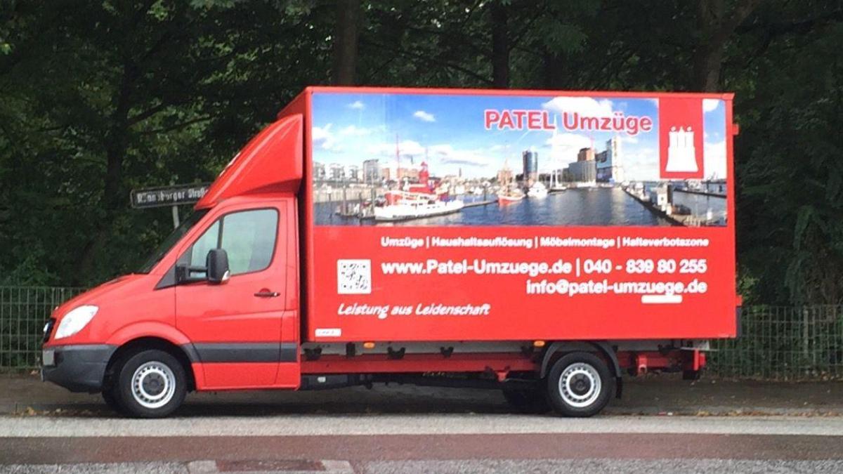 Patel Transporte und Umzüge, Höpenstraße in Hamburg