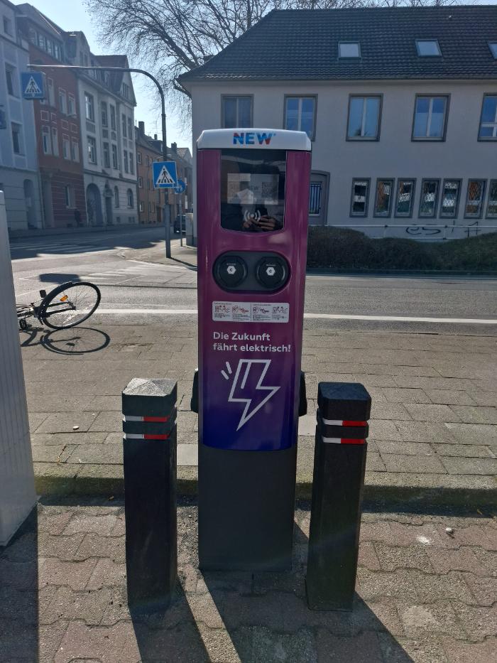 NEW Energie-Ladestation, Matthiasstraße in Mönchengladbach