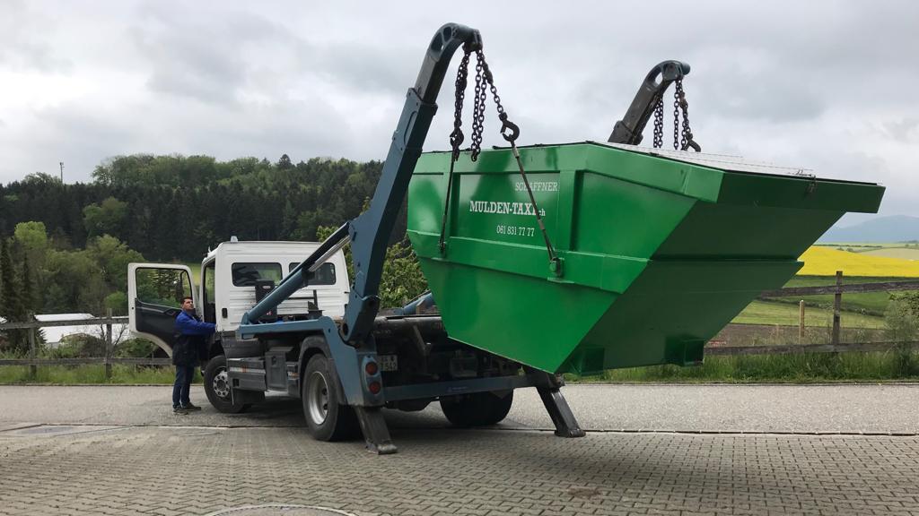 Mulden-Taxi Schaffner, Zürcherstrasse in Rheinfelden