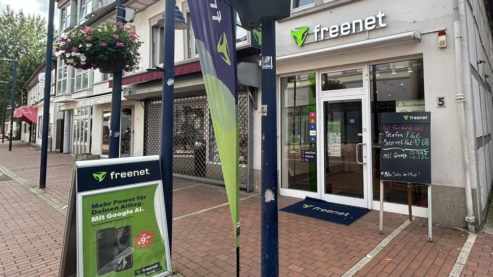 freenet Shop, Bergstraße in Lage