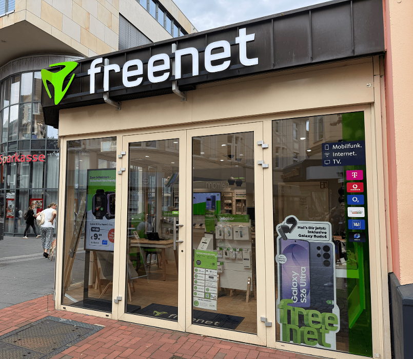 freenet Shop, Mittelstraße in Hilden
