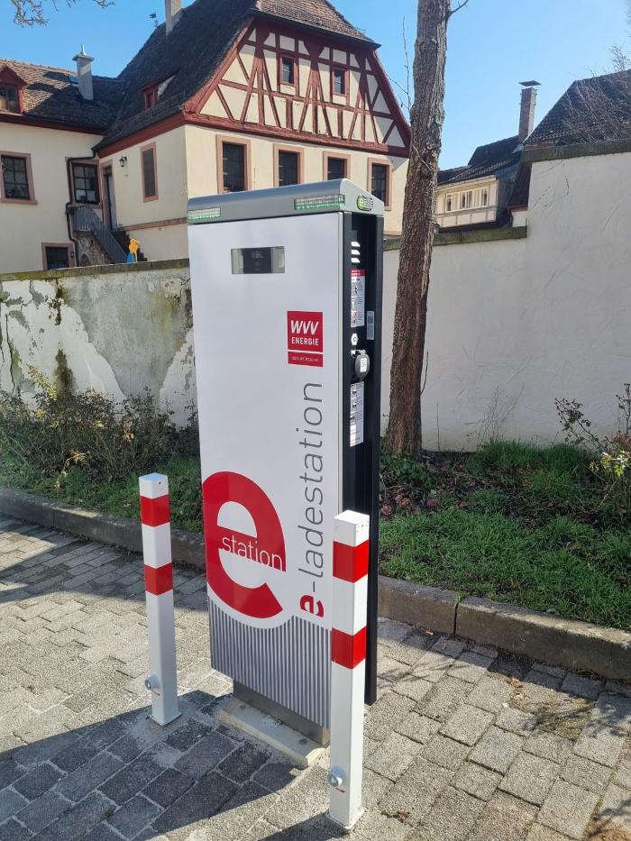 WVV Energie E-Ladestationen, Fahrstraße in Zell am Main