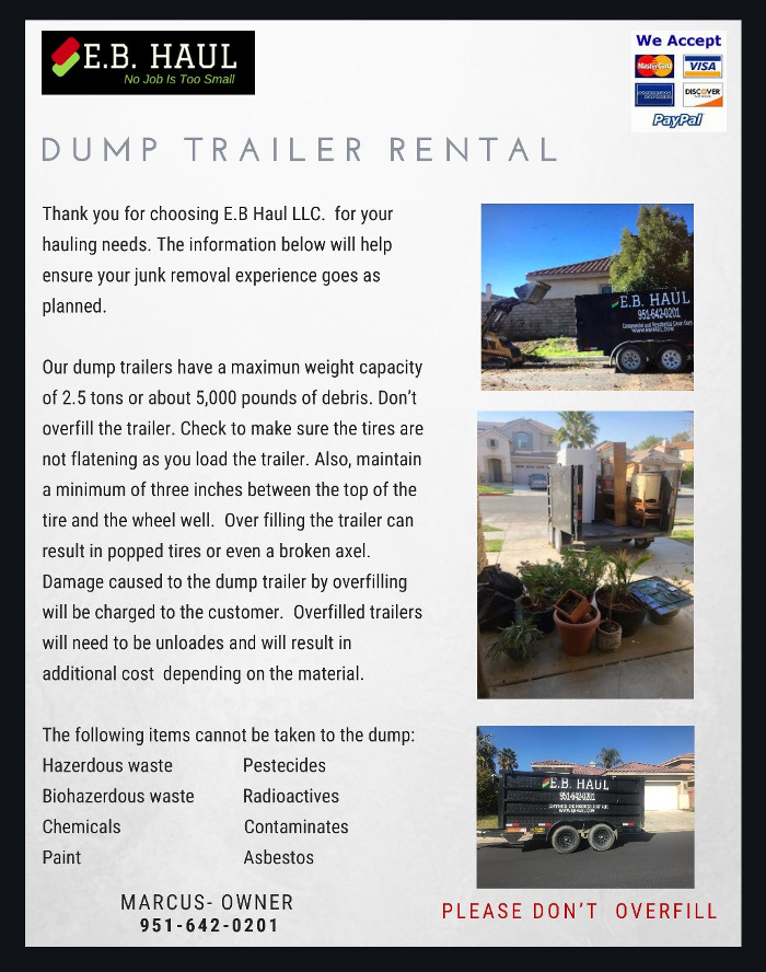 E.B. Haul - Murrieta, CA