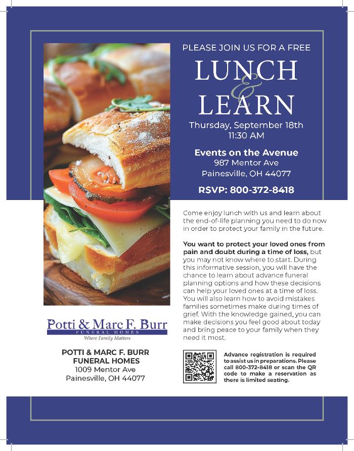 Potti & Marc F. Burr Funeral Homes of Chardon - Chardon, OH