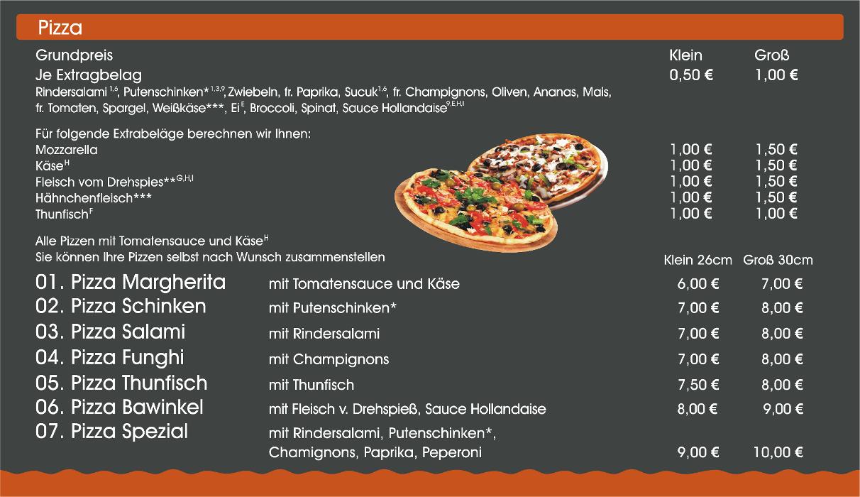 Loranzo Pizzeria, Haselünner Straße in Bawinkel