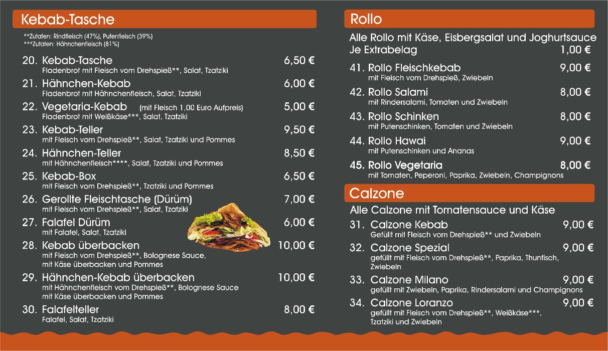 Loranzo Pizzeria, Haselünner Straße in Bawinkel